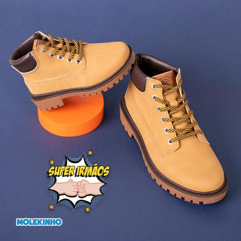 Bota Coturno Molekinho 2144.214 Infantil Masculino